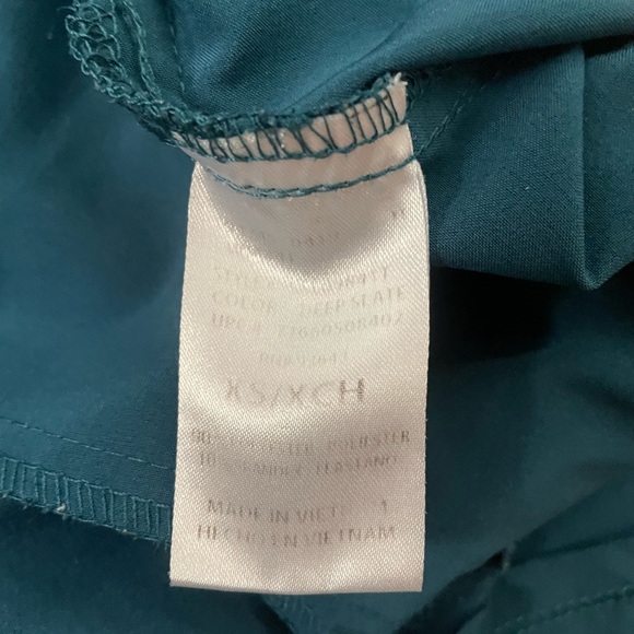 Women’s Scrubstar Caribbean Blue XS Scrub Top - Picture 2 of 3